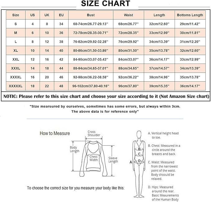 Costum de baie pentru femei Gkojhj, 2 piese, talie inalta, negru/albastru, 5XL [3]