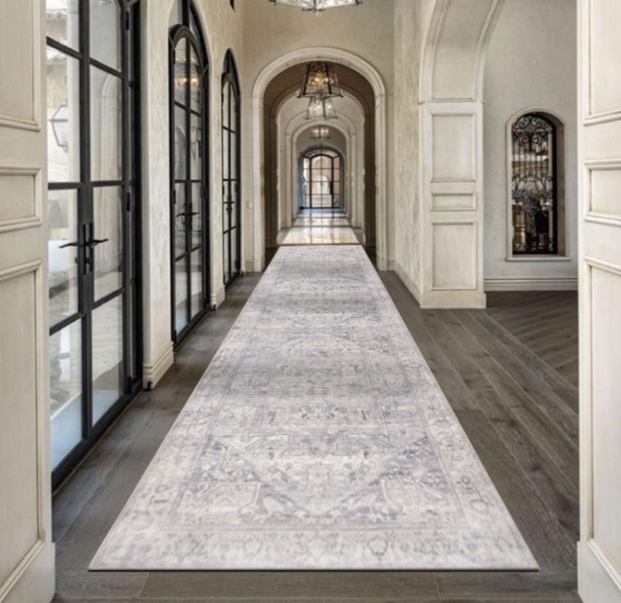 Covor vintage antiderapant, lavabil Homcomodar Boho pentru hol 80 x 300 cm [6]