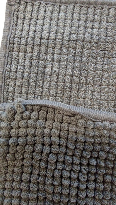 Covoraș de baie super absorbant, anti-alunecare Decomira, Gri închis, 70 x 120 cm [2]