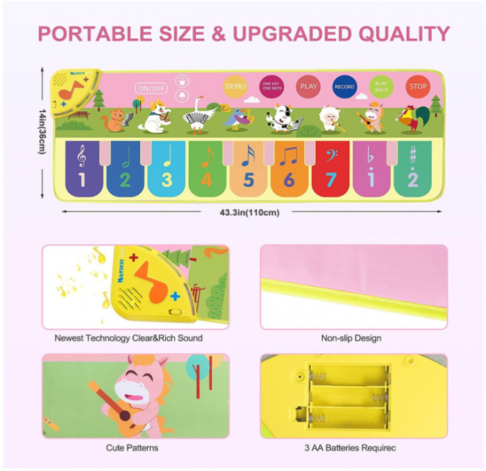 Covoraș muzical MUSUNFE, pentru copii de 1-6 ani [8]