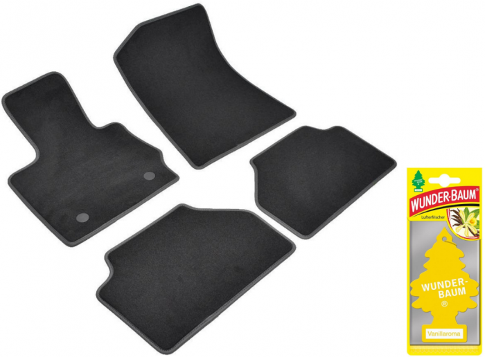 Covorase auto din mocheta Umbrella pentru BMW X3 [F25] (2010-2017) + Odorizant Auto Bradut Wunder-Baum Vanillaroma [1]