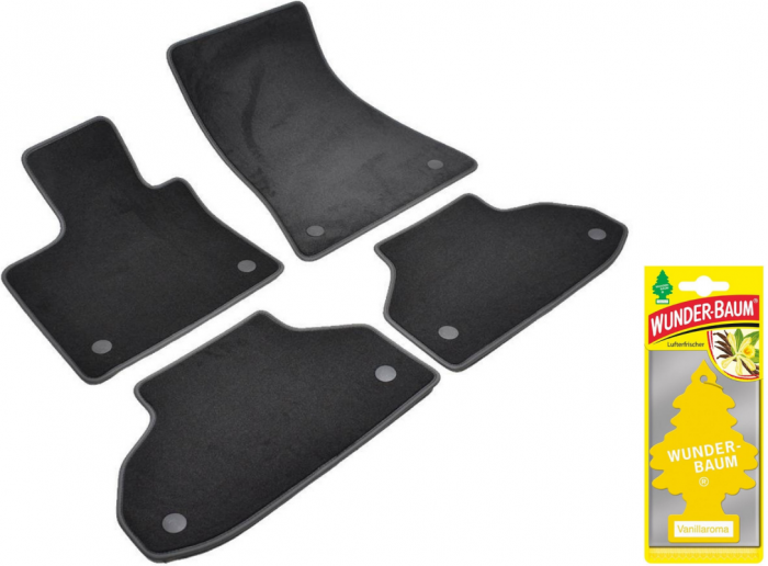 Covorase auto din mocheta Umbrella pentru BMW X6 [F16] (2014-2019) + Odorizant Auto Bradut Wunder-Baum Vanillaroma [1]