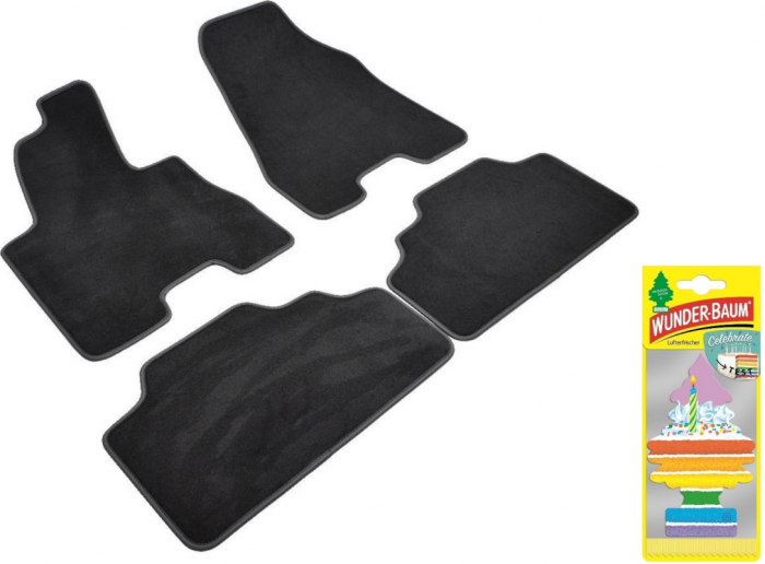 Covorase auto din mocheta Umbrella pentru Hyundai Tucson I (2004-2009) + Odorizant Auto Bradut Wunder-baum Celebrate [1]