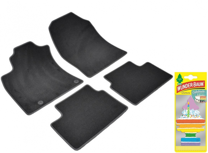Covorase auto din mocheta Umbrella pentru Kia Ceed III [CD] (Mk2) (2018-prezent) – Sisteme fixare Kia/Hyundai + Odorizant Auto Bradut Wunder-baum Celebrate [1]