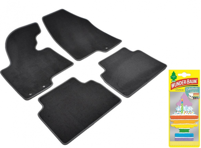 Covorase auto din mocheta Umbrella pentru Kia Sportage III (2010-prezent) – Sisteme fixare Kia/Hyundai + Odorizant Auto Bradut Wunder-baum Celebrate [1]