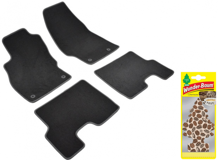 Covorase auto din mocheta Umbrella pentru Opel Corsa [D] (2006-2014) + Odorizant Auto Bradut Wunder-baum Cafe [1]