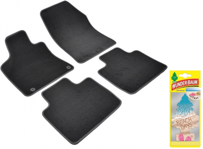 Covorase auto din mocheta Umbrella pentru Peugeot P508 II (2018-prezent) + Odorizant Auto Bradut Wunder-baum Beach Days [1]