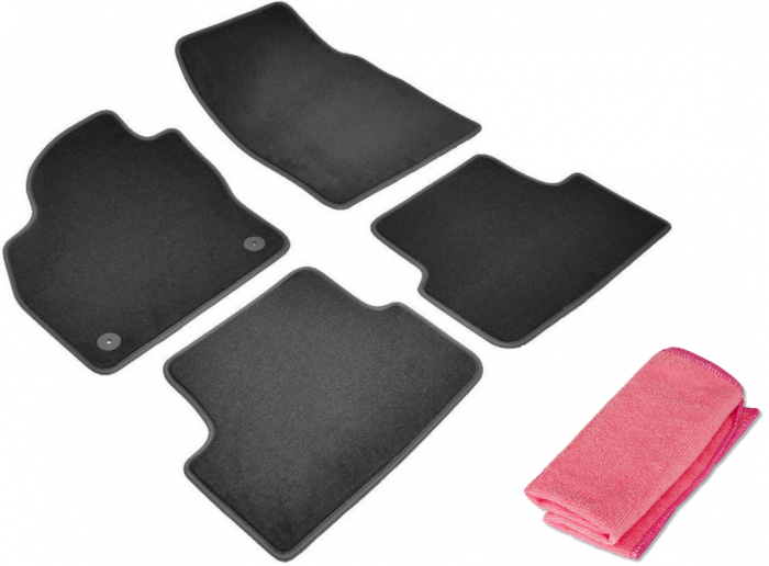 Covorase auto din mocheta Umbrella pentru Seat Ibiza V (2017-prezent) + Laveta Microfibra 30X40 Cm [1]