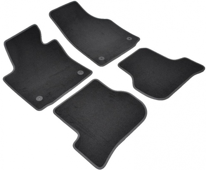 Covorase auto din mocheta Umbrella pentru Seat Leon II [1P] (2005-2012) + Laveta Microfibra 30X40 Cm [2]