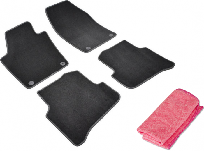 Covorase auto din mocheta Umbrella pentru Skoda Fabia III (2014-2021) + Laveta Microfibra 30X40 Cm [1]