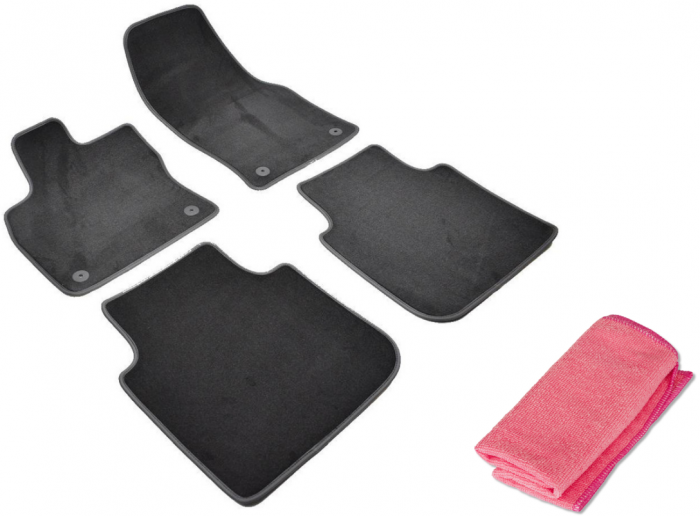 Covorase auto din mocheta Umbrella pentru Skoda Kodiaq (2016-prezent) + Laveta Microfibra 30X40 Cm [1]