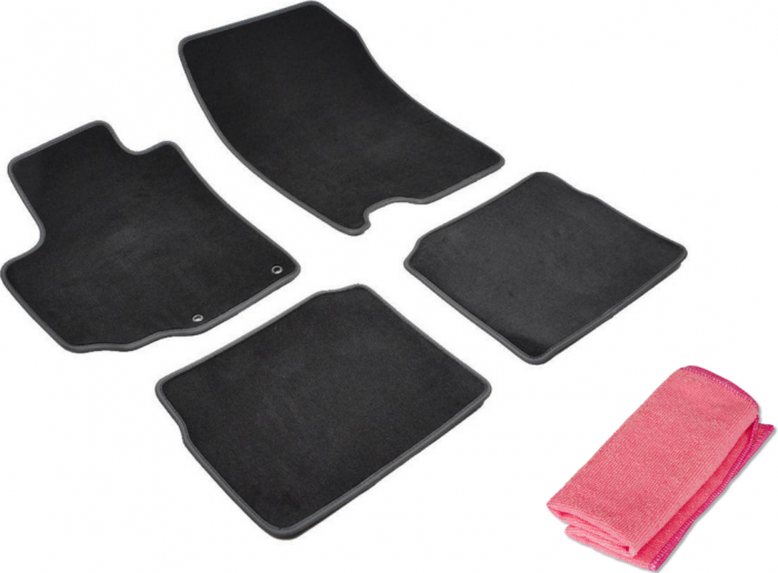 Covorase auto din mocheta Umbrella pentru Suzuki SX4 (S-Cross) (2012-prezent) – Sisteme fixare inele metalice 12mm + Laveta Microfibra 30X40 Cm [1]