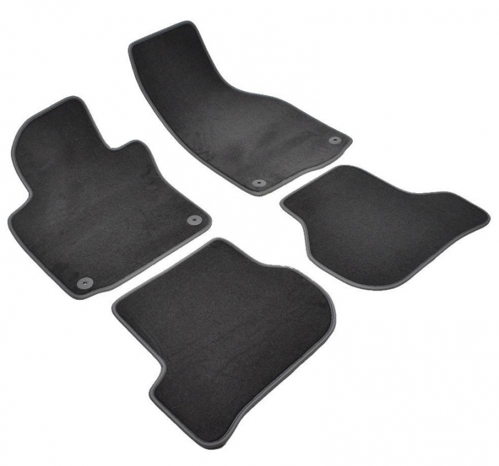 Covorase auto din mocheta Umbrella pentru Volkswagen Jetta IV (2003-prezent)- Sisteme fixare rotunde + Odorizant Auto Bradut Wunder-Baum Zimt Apfel (Mar Si Scortisoara) [2]