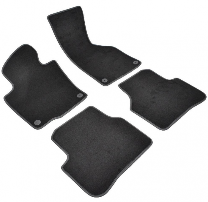 Covorase auto din mocheta Umbrella pentru Volkswagen Passat VI (2005-prezent) – Sisteme fixare rotunde + Odorizant Auto Bradut Wunder-Baum Zimt Apfel (Mar Si Scortisoara) [2]