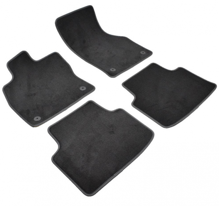 Covorase auto din mocheta Umbrella pentru Volkswagen Passat VIII [B8] (2014-prezent) + Odorizant Auto Bradut Wunder-Baum Zitrone (Lamaie) [2]