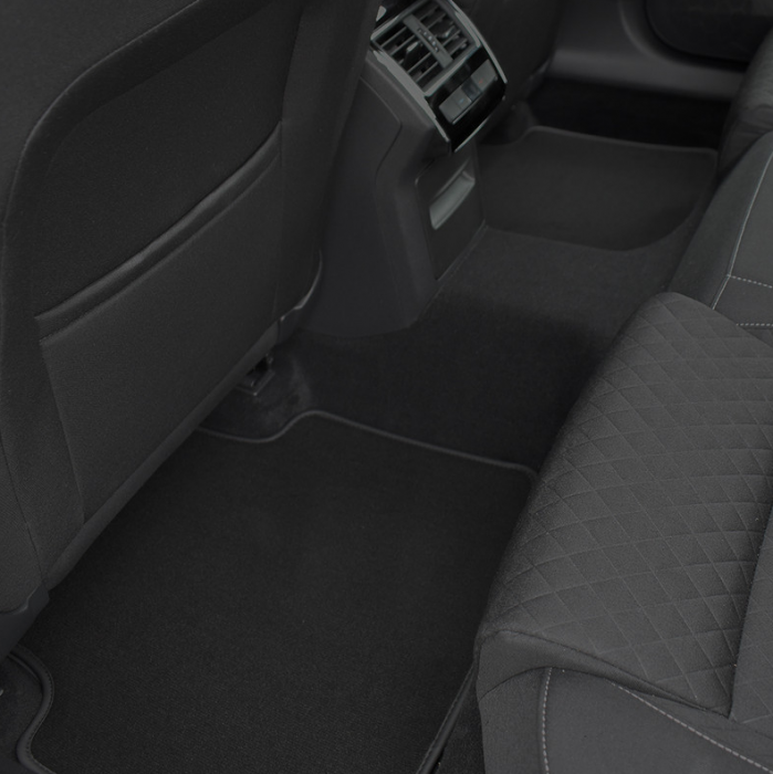 Covorase auto din mocheta Umbrella pentru Volkswagen Passat VIII [B8] (2014-prezent) + Odorizant Auto Bradut Wunder-Baum Zitrone (Lamaie) [4]