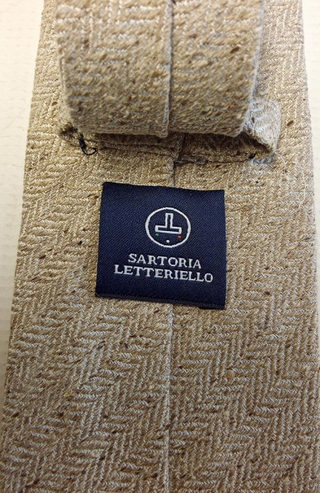 Cravata pentru barbati Sartoria Letteriello, 100% Matase, roz [3]