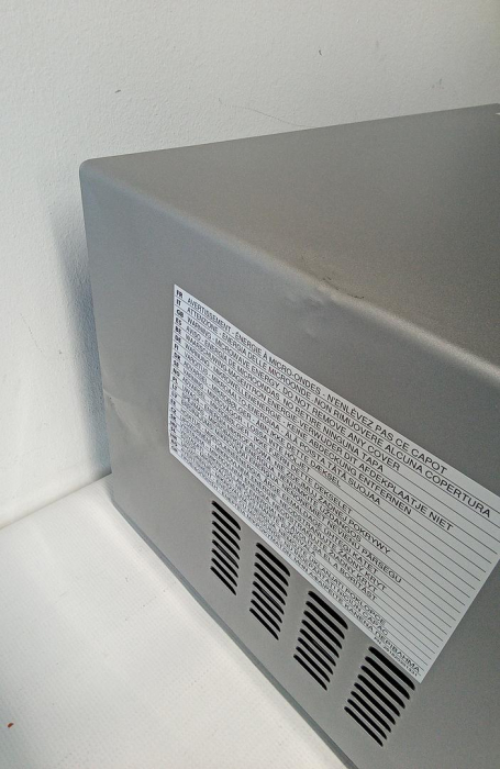 Cuptor cu microunde 2 in 1 Sharp R742INW, 900W, 25L, argintiu [3]