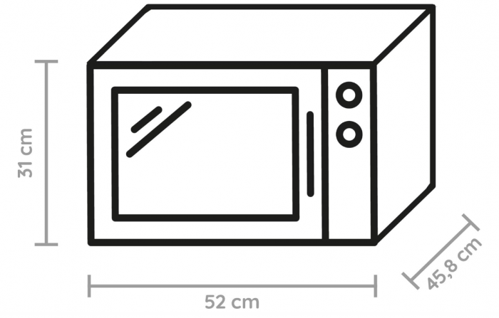 Cuptor cu microunde Bauknecht Chef Plus MW 49 SL, 800 W, 25 L [9]