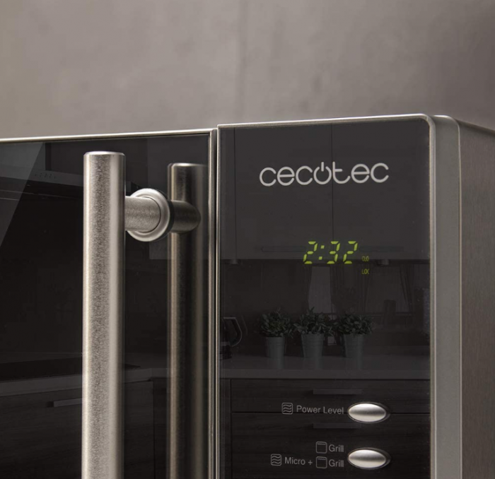 Cuptor cu microunde Cecotec Convection 2500 cu grătar, putere 900 W, grătar 1950 W, capacitate 25 litri, 8 funcții, afișaj LED [6]