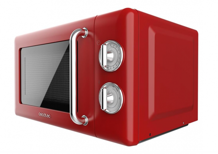 Cuptor cu microunde Cecotec Proclean 3010 Retro Red, 20 L, 700 W [7]