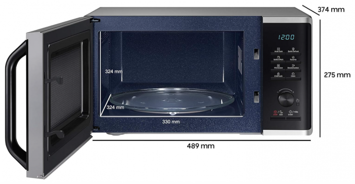 Cuptor cu microunde Samsung MS2AK3515AS/EG, 800 W [5]