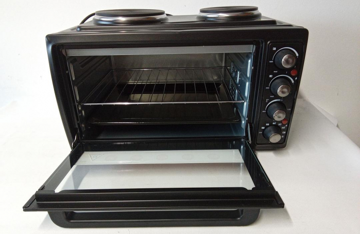 Cuptor electric Tristar OV-1443, cu 2 arzatoare deasupra, 3100W, 38L, negru [6]