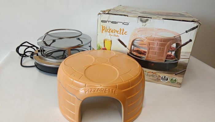 Cuptor Emerio Pizzarette Original pentru mini pizza din teracota, PO-116124.1 [3]