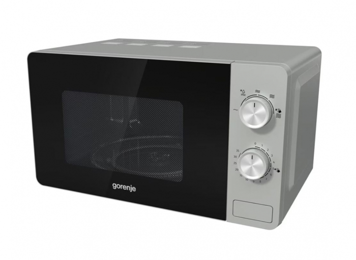Cuptor microunde GORENJE MO17E1S, 17l, 700W, argintiu [5]