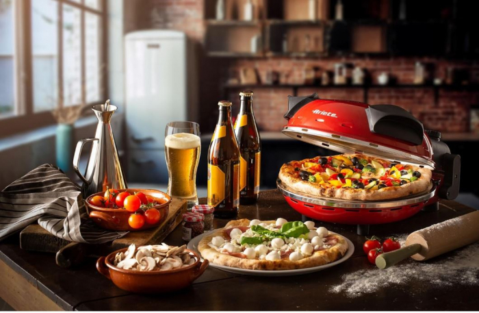 Cuptor pizza Ariete 909, electric, 1200W, 400°C, rosu [9]