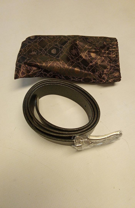 Curea din piele pentru barbati Anthoni Crown, verde inchis [2]