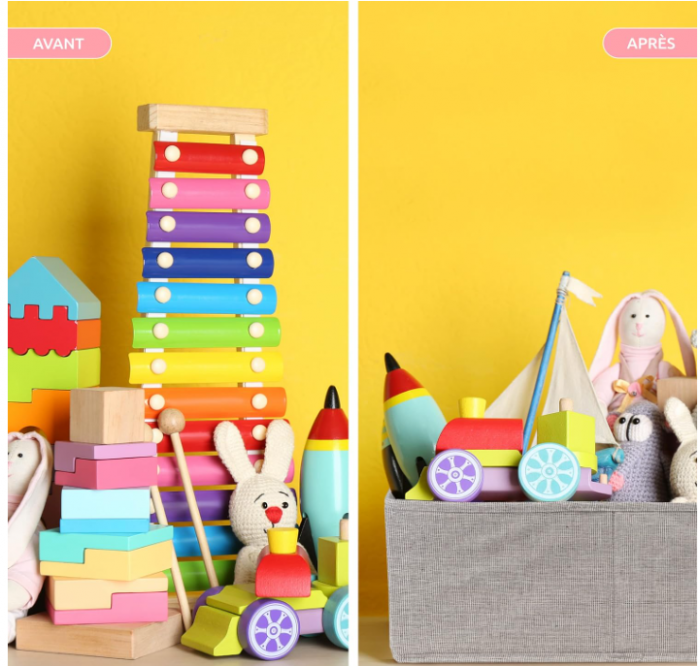 Cutie de depozitare Compactor Oxford dreptunghiular, 36 x 56 x 16,5 cm, gri, RAN10733 [8]