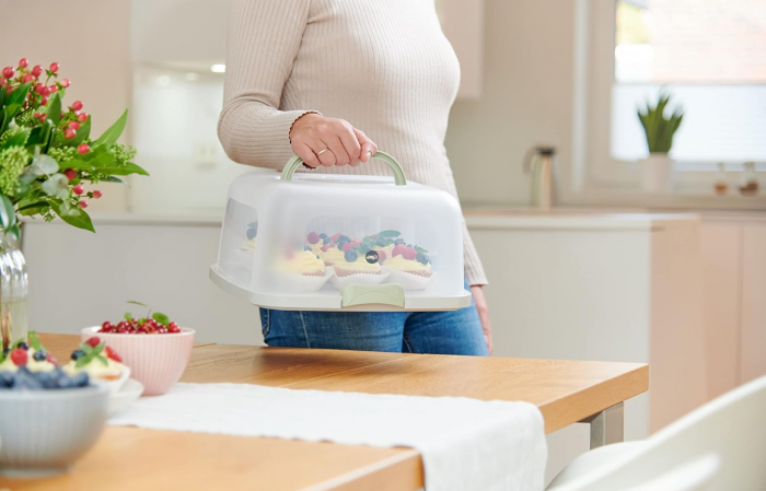 Cutie de depozitare si transport pentru tort Emsa Prep&Bake K3267034, 37 x 33 cm [7]