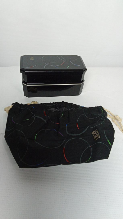 Cutie de prânz bento japoneză OSK neagra [4]