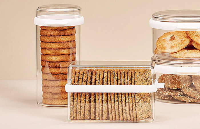 Cutie depozitare alimentara pentru pâine Mepal Stora, alb/transparent, 21.7 x 9 cm [6]