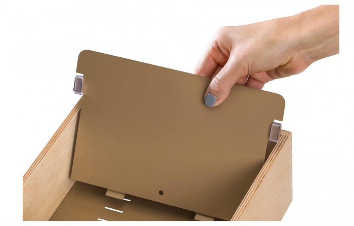 Cutie din lemn HAN 1005 pentru depozitare max 1500 de foi A5 orizontal, 255 x 190 x 380 mm [11]