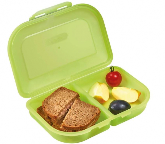 Cutie pentru sandwich Herlitz, 2 compartimente, culoare roz [3]