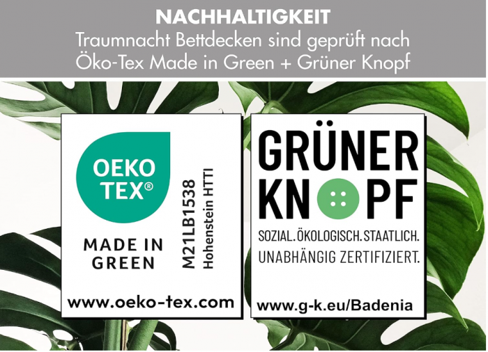 Cuvertură de pat Traumnacht, lavabilă, alb, 155 x 220 cm [5]