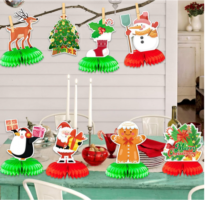 Decoratiuni de Crăciun 3D Woyamay [8]