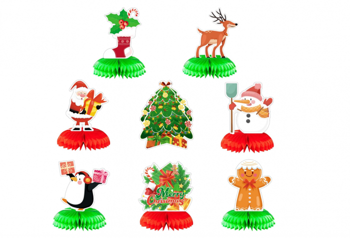 Decoratiuni de Crăciun 3D Woyamay [1]