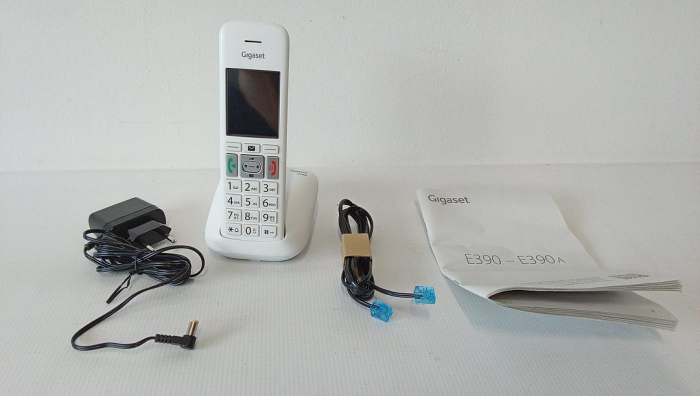 DECT Gigaset E390,Extensie telefon, Alb [2]