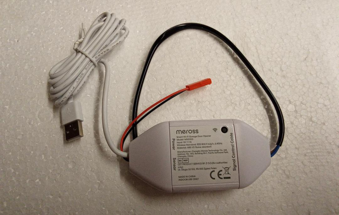 Deschizator inteligent pentru usi de garaj, Meross MSG100, WiFi, Alb [3]