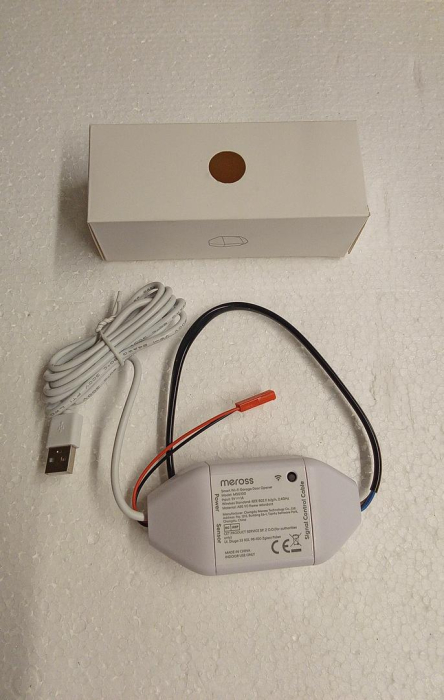 Deschizator inteligent pentru usi de garaj, Meross MSG100, WiFi, Alb [2]