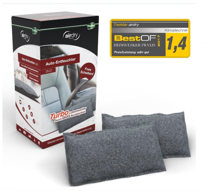 Dezumidificator auto săculeț ThoMar 604230, set de 2 x 600g [2]