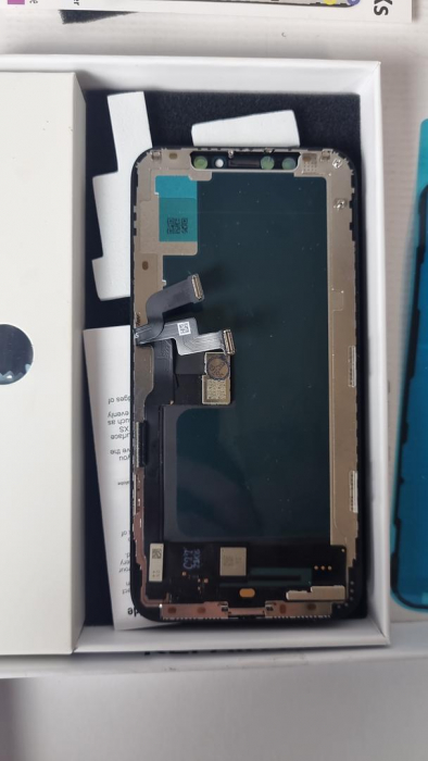 Display Apple iPhone Xs Negru, 5.8 inch + folie protectie sticla securizata [3]