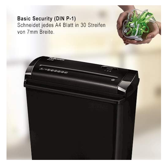 Distrugator de documente Fellowes PowerShred P-25s Strip Cut, 11L [4]