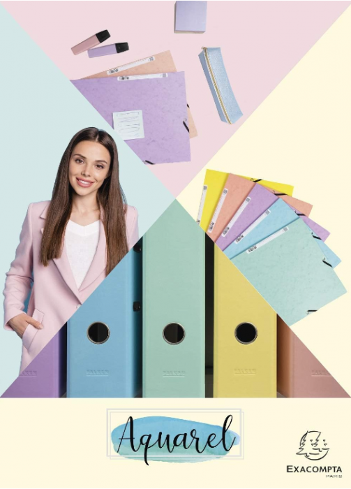 Dosar Exacompta 58560E, 12 compartimente pentru documente A4 [7]