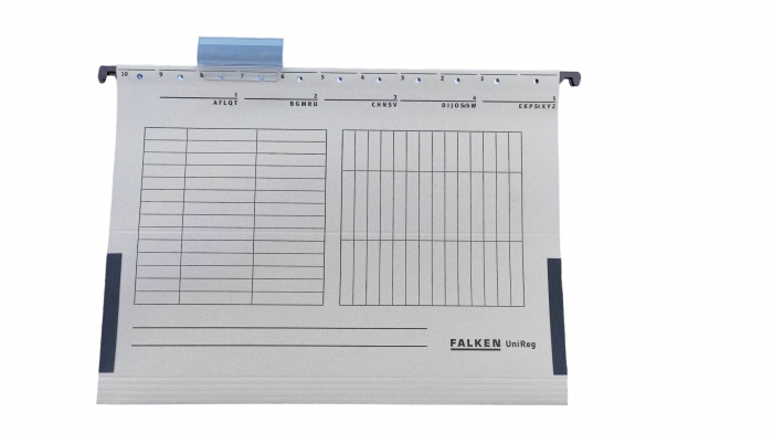 Dosar suspendabil FALKEN, A4, carton, 23 bucati, bej [2]