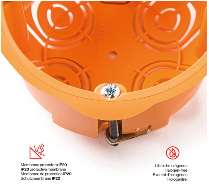 Doza aparat FAMATEL, dubla, incastrata [2]