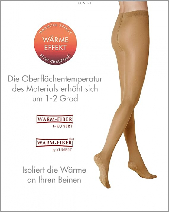Dres damă Kunert 318000 Warm Up 60 DEN, Marimea 38-40 [5]